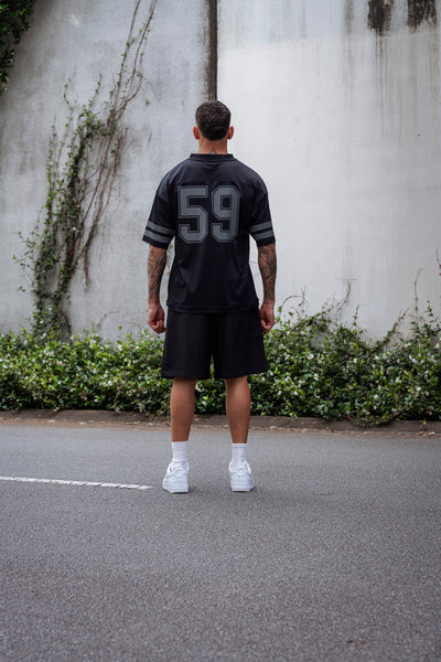 YKTR FOOTBALL JERSEY - BLACK