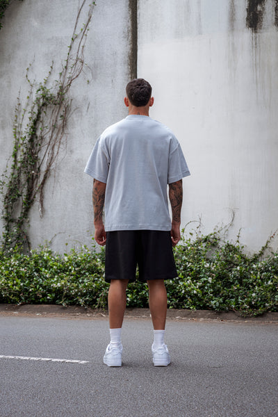 BLACK LABEL O/S TEE - LIGHT BLUE