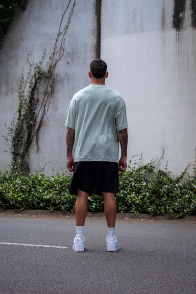 BLACK LABEL O/S TEE - SEAFOAM