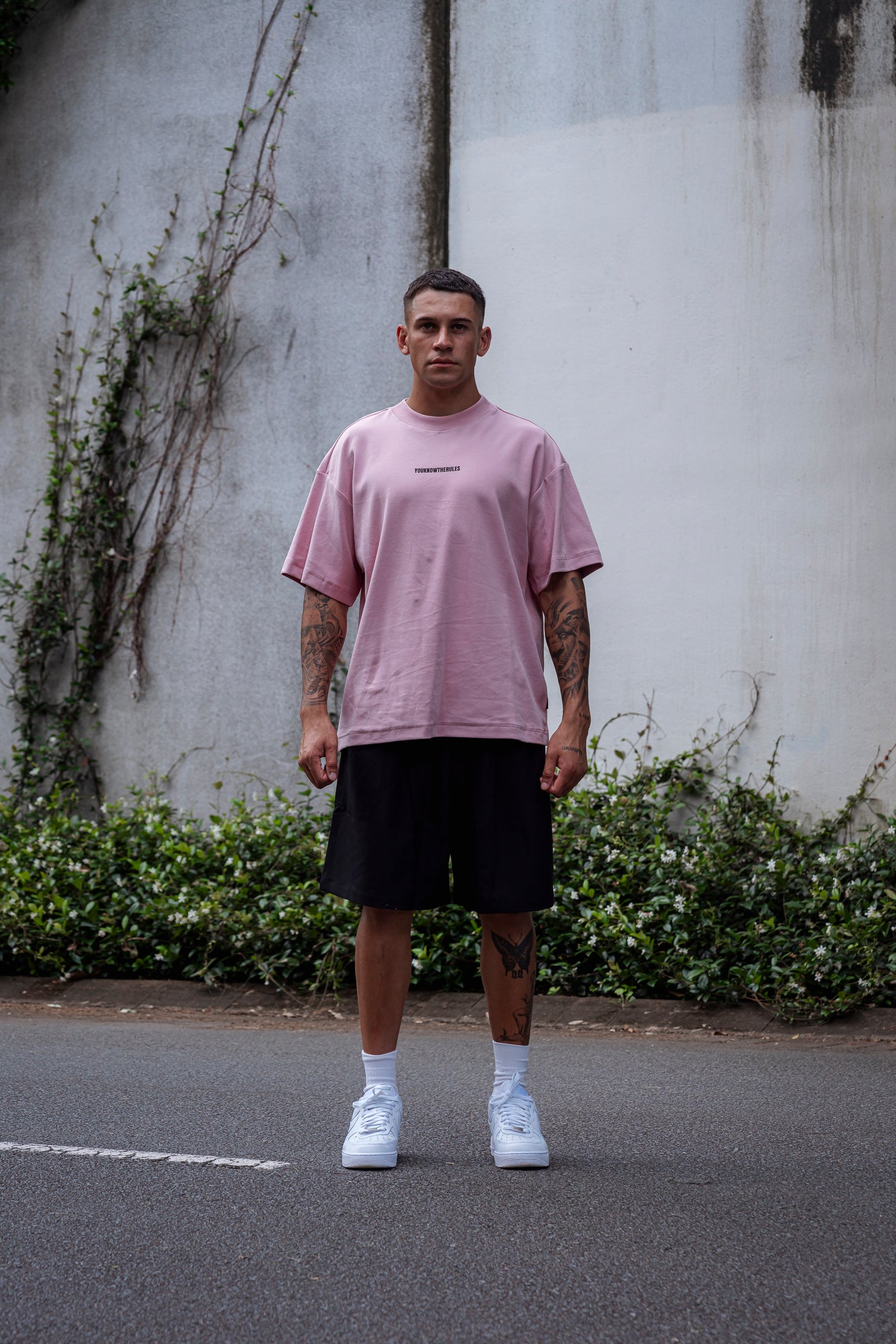 BLACK LABEL O/S TEE - PINK