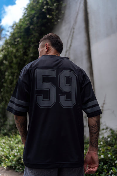 YKTR FOOTBALL JERSEY - BLACK