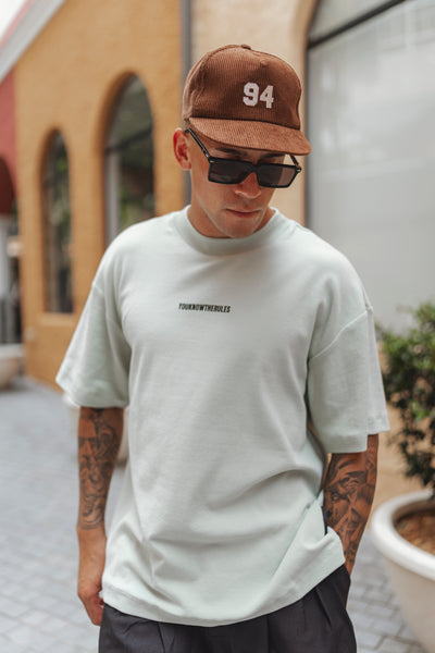 BLACK LABEL O/S TEE - SEAFOAM