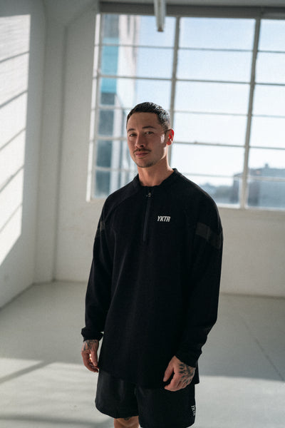 TECH FLEECE 1/4 ZIP - BLACK